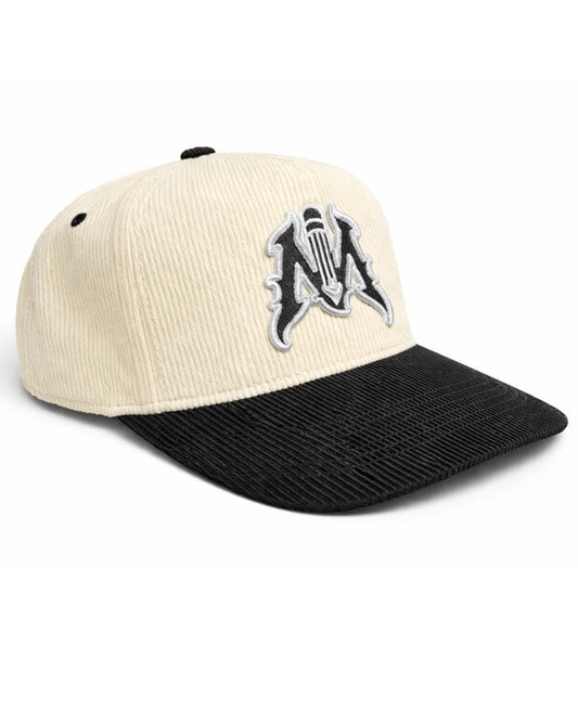 M logo Corduroy Hat