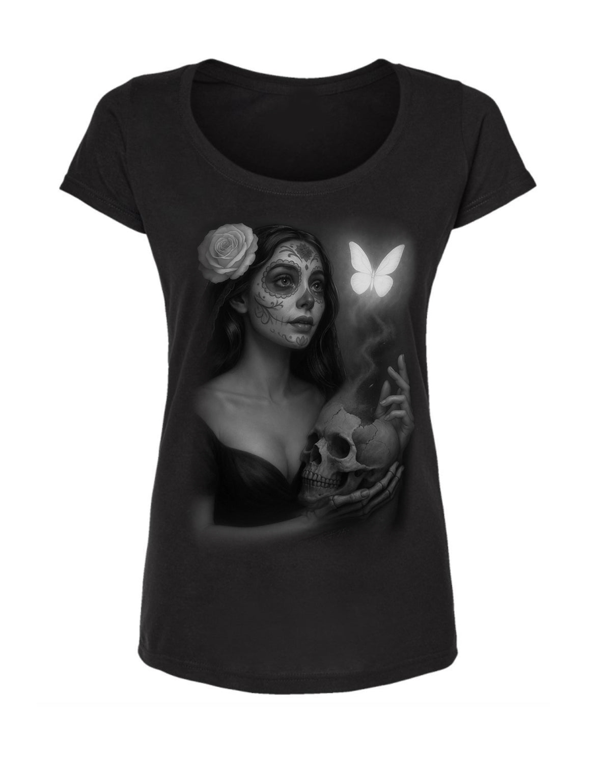 Catrina with butterfly