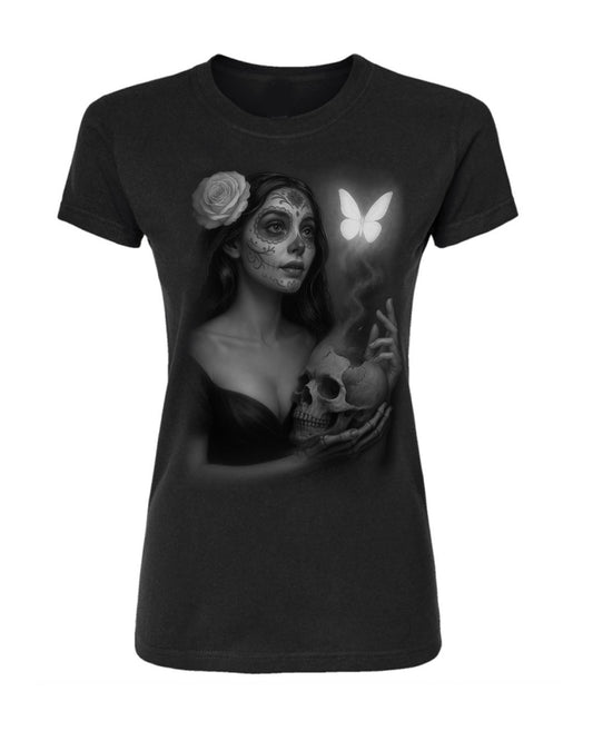 Catrina with butterfly
